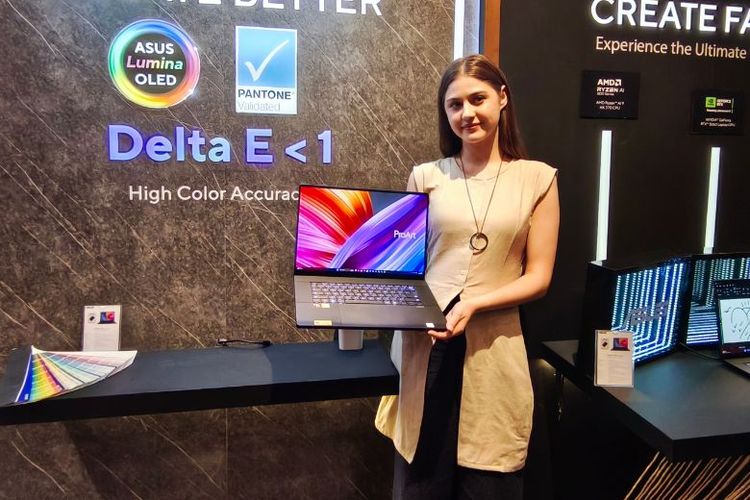 ASUS ProArt P16 ringan dibawa bepergian. 