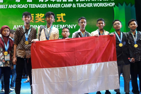 Demo Robotik, Siswa Indonesia Raih Penghargaan Internasional di China