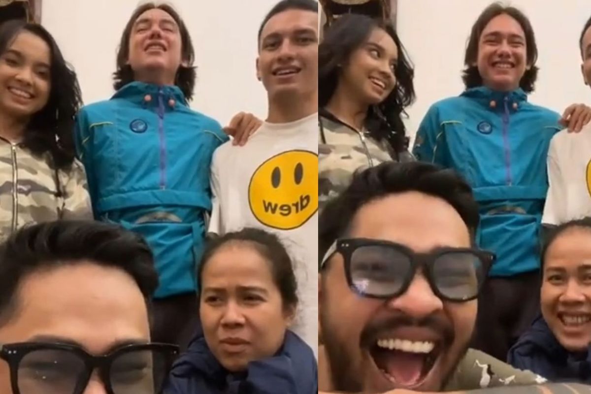 Jefri Nichol bersama Adipati, Onadio Leonardo, TJ dan penyanyi Lyodra ikut meramaikan ?Bad Romance Challenge?.