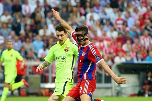 Barcelona Vs Bayern, Setien Sebut Lewandowski Tak Selevel dengan Lionel Messi 