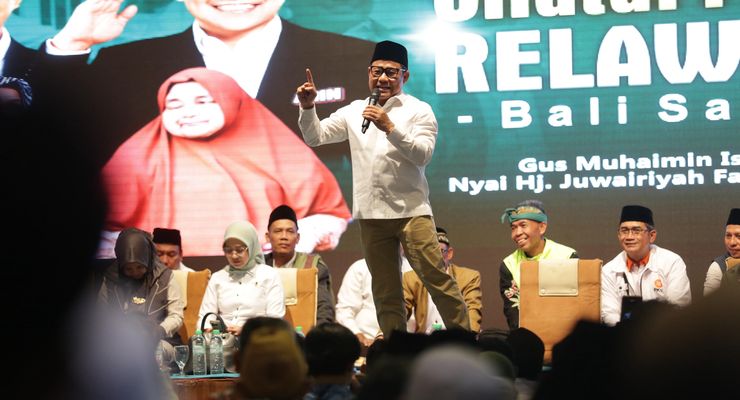 Di Bali, Cak Imin Sebut Anies Kerap Difitnah Intoleran