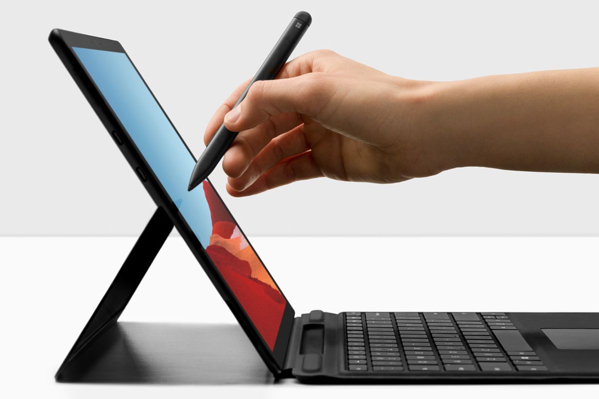 Ilustrasi Surface Pro X