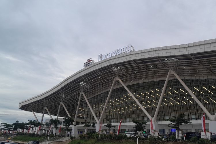 Stasiun Whoosh Karawang pada 24 Desember 2024.