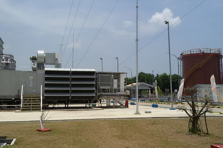 Pembangkit listrik MPP 2 x 25 MW di daerah Air Anyir Bangka, Kepulauan Bangka Belitung.