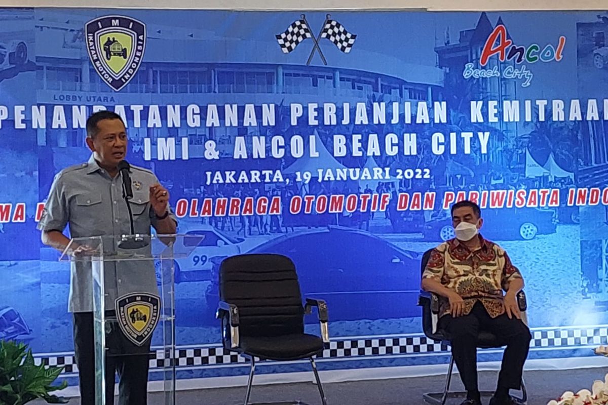 IMI dan Pengelola Ancol Beach City menandatangani perjanjian kerjasama strategis untuk menumbuhkan gairah olahraga otomotif dan pariwisata.