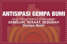 INFOGRAFIK: Apa yang Harus Dilakukan Sebelum, Saat, dan Sesudah Gempa Bumi?