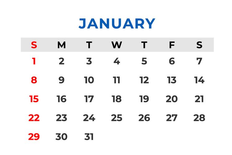 Kalender 2023. 2023 new year calendar background in minimal style vector 