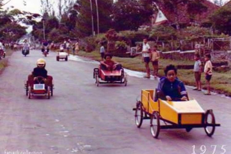 Lomba balap Peti Sabun yang digelar oleh Damas di tahun 1980-an