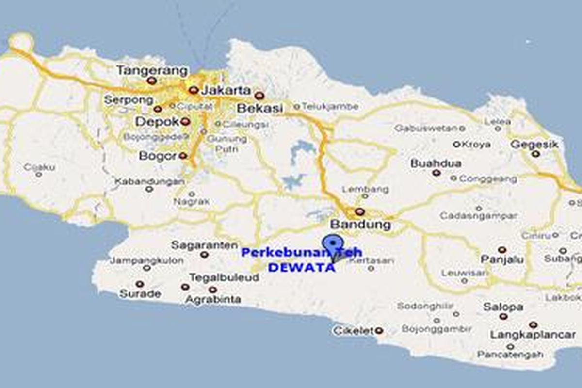 Lokasi perkebunan Dewata