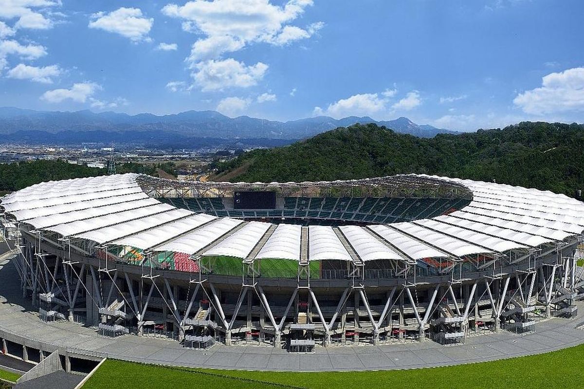 Ilustrasi Stadion Shizouka ECOPA, Jepang.