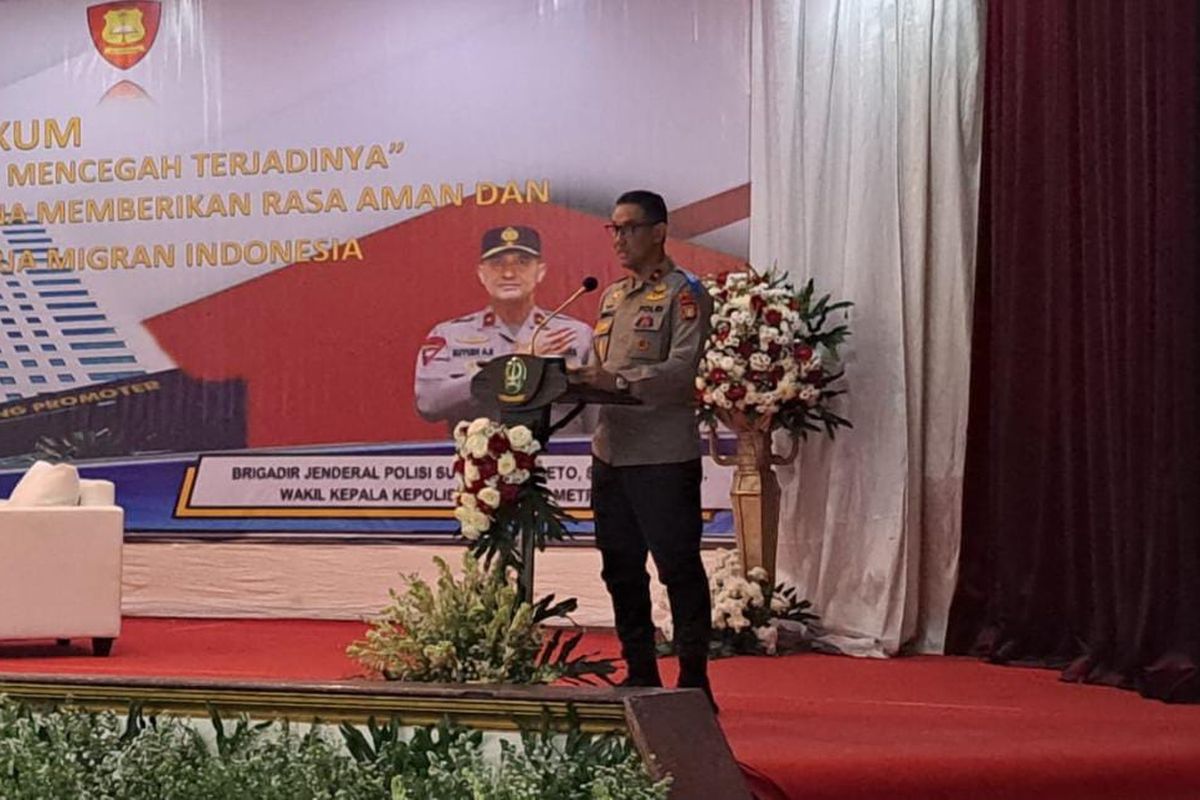 Wakil Kepala Kepolisian Daerah (Wakapolda) Metro Jaya Brigjen Suyudi Ari Seto, saat acara Seminar di Mapolda Metro Jaya, Selasa (18/7/2023). 