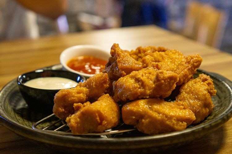 Ilustrasi chicken karage