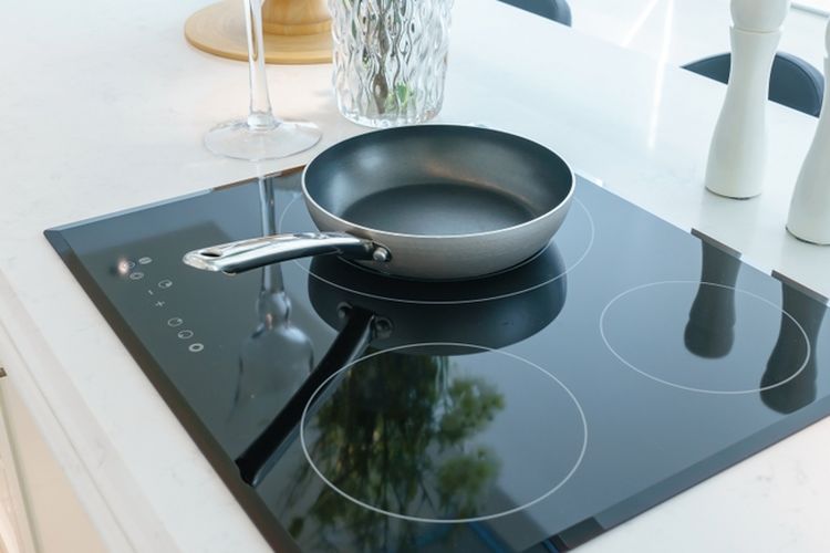 Ilustrasi kompor induksi.