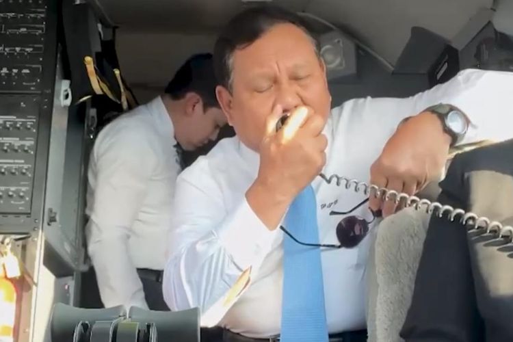 Kala Prabowo Sapa Pilot Jet Tempur Yordania dari Kokpit Pesawat RI 1...