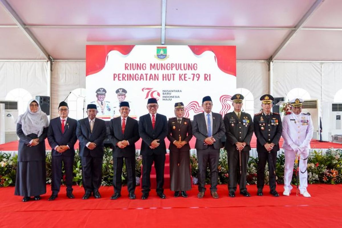 Momen Riung Mungpulung HUT RI ke-79, Wali Kota Cilegon paparkan pentingnya kolaborasi dan prestasi kota. 