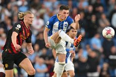 Hasil Brighton Vs Man City 1-1: Juara Liga Inggris Dihujani Tembakan, Dibobol Gol ala Ronaldo