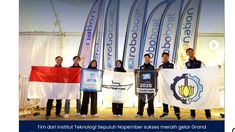 Tim Barunastra ITS Juara Dunia Ajang Kapal Otonom di AS, Ungguli MIT