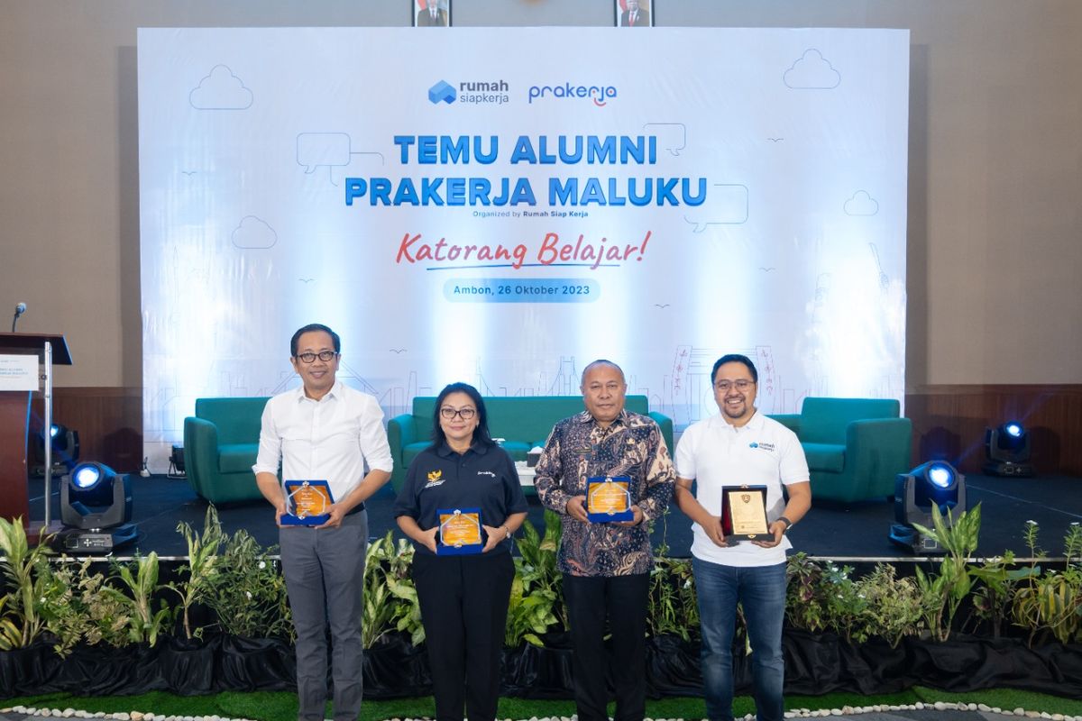 Rumah Siap Kerja mengadakan acara Temu Alumni Prakerja Maluku. Bertempat di Hotel Santika Premiere Ambon pada Kamis (26/10/2023).