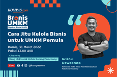 Ingat! Live Instagram BRONIS UMKM Bahas Tips Kelola Bisnis, 31 Maret Pukul 13.00 WIB