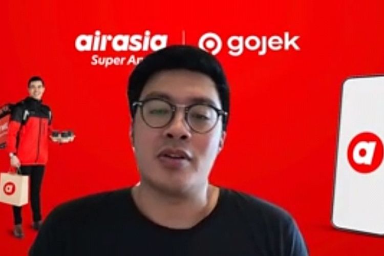 CEO Gojek Kevin Aluwi dalam jumpa pers virtual, Rabu (7/7/2021). (Tangkapan Layar)