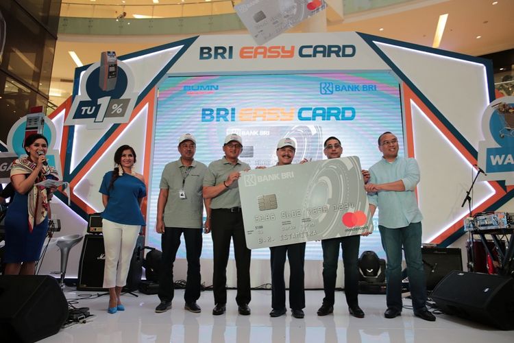 Peluncuran kartu kredit BRI Easy Card, Jumat (15/9/2017).