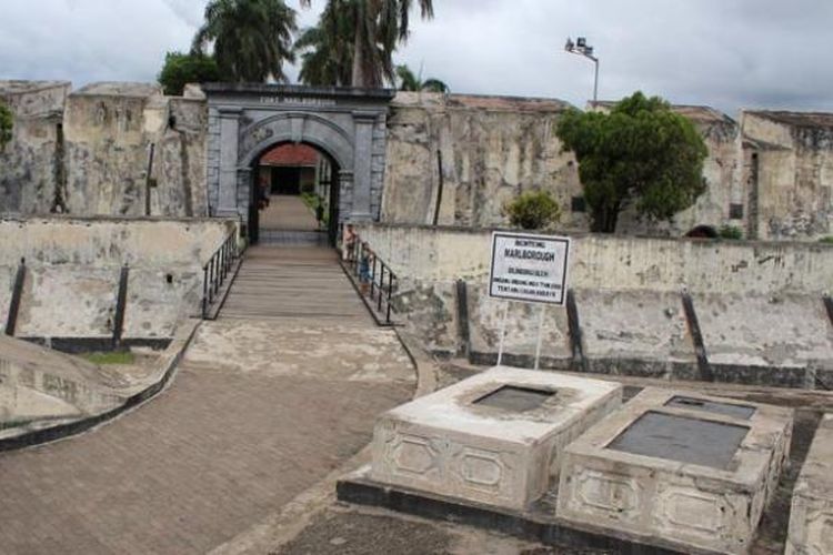 Benteng Marlborough di Bengkulu.