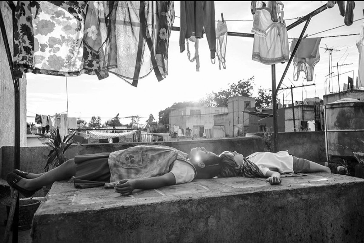 Potongan gambar film ROMA.