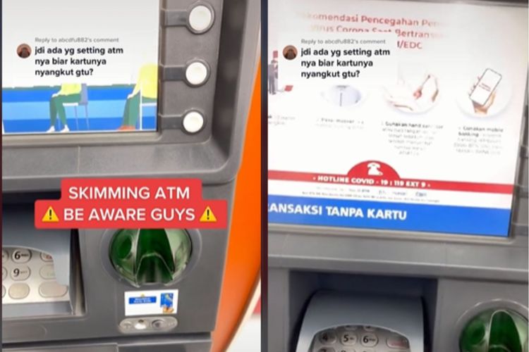 Video viral modus penipuan card trapping ATM BRI di Tangerang Selatan