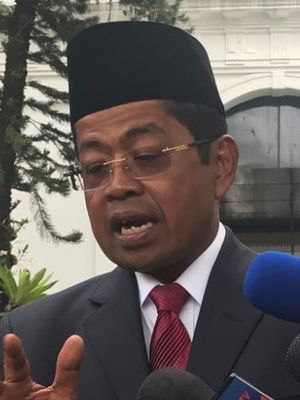 Menteri Sosial Idrus Marham. 