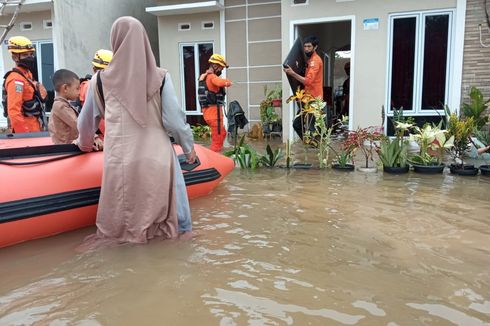 Kompleks Perumahan di Kampak Pangkalpinang Terendam Banjir