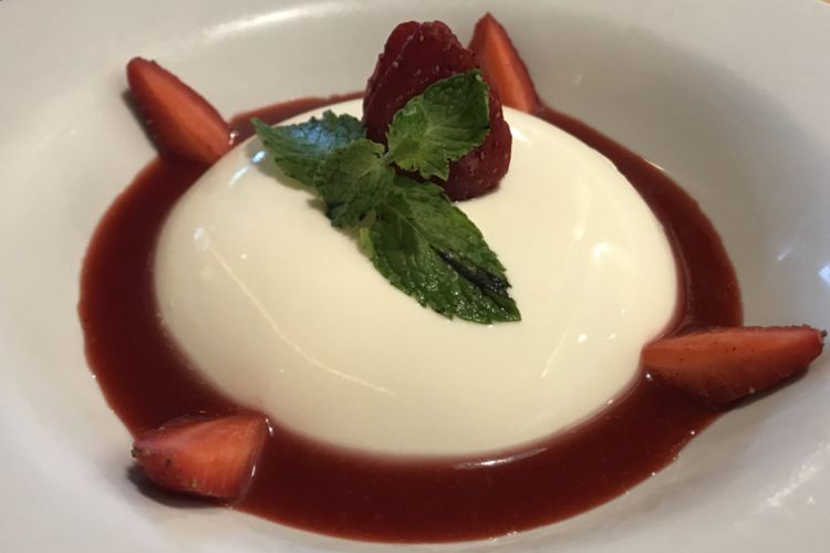 Vanilla Panacotta.