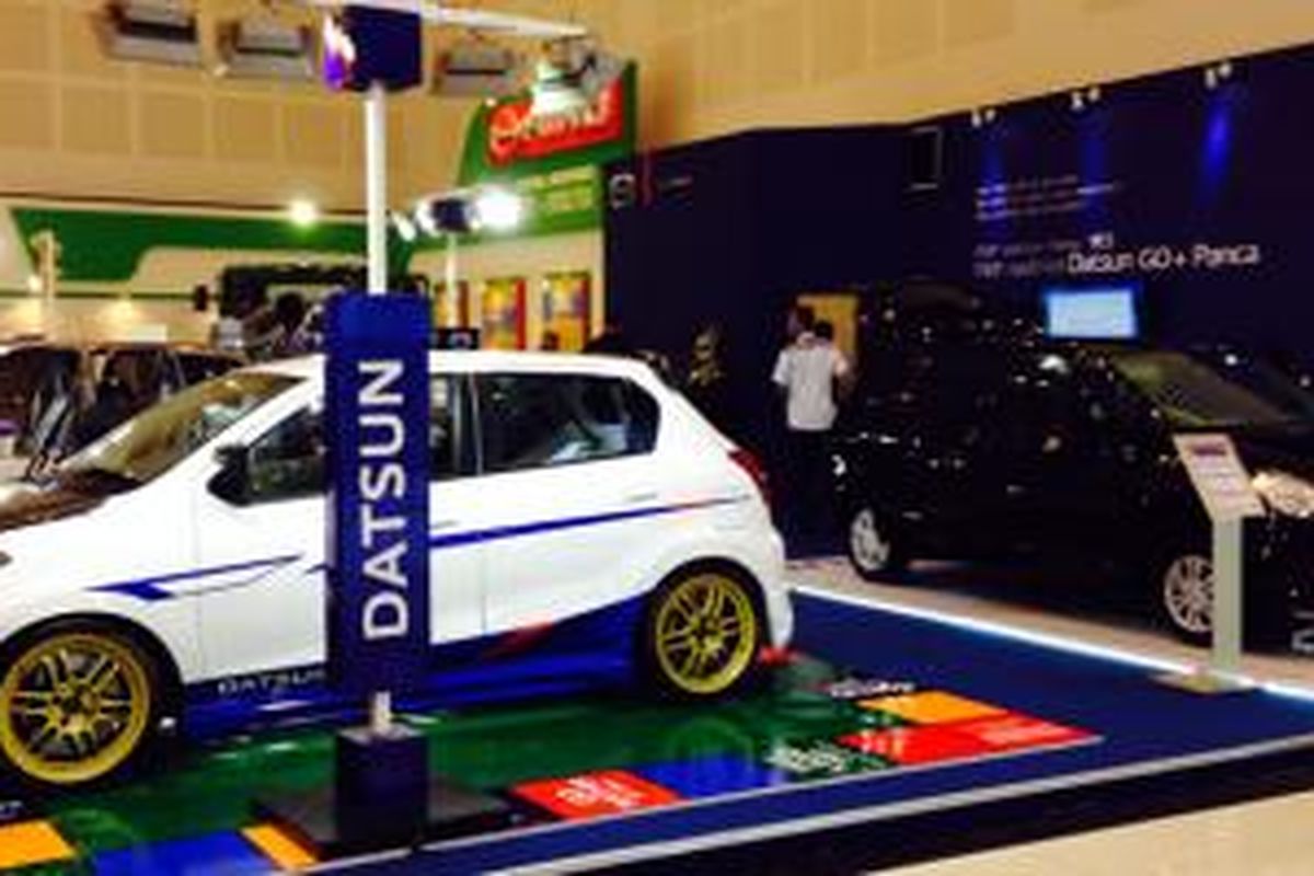 Stan pameran Datsun Indonesia di POS 2014.