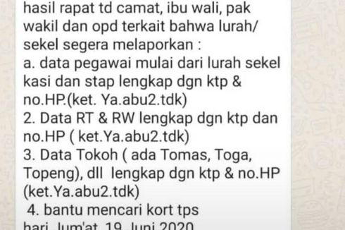 Kasus Pelanggaran Netralitas Camat Pondok Aren dalam Pilkada Tangsel Dilimpahkan ke KASN