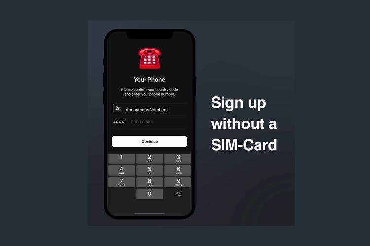 Ahora puedes crear una cuenta de Telegram sin tarjeta SIM Página de números de HP