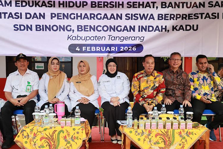Melalui program kepedulian PASTI, TMD Lippoland bekerja sama dengan SD Negeri di Kbaupaten Tangerang serta pemerintah kelurahan dan kecamatan setempat memberikan edukasi hidup bersih dan sehat kepada sekitar 2.000 murid, Rabu (4/2/2026).