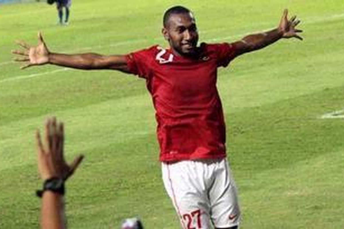 Pemain Timnas Indonesia, Patrich Wanggai.