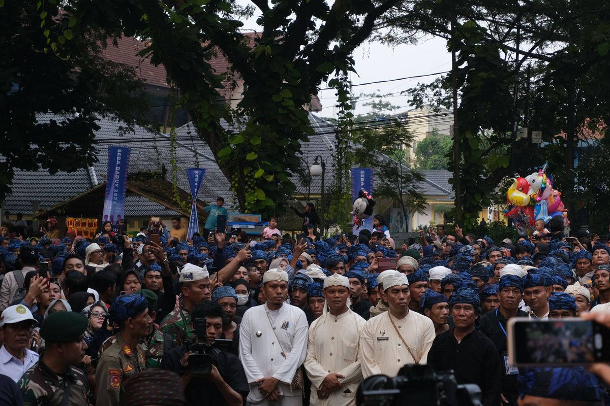 Seba Baduy, tradisi tahunan masyarakat adat Baduy.