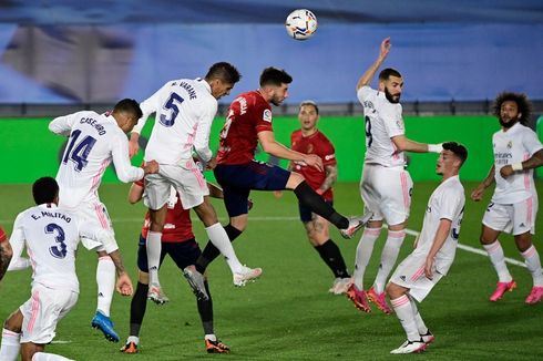 Hasil Real Madrid Vs Osasuna: Menang 2-0, Los Blancos Terus Tempel Atletico