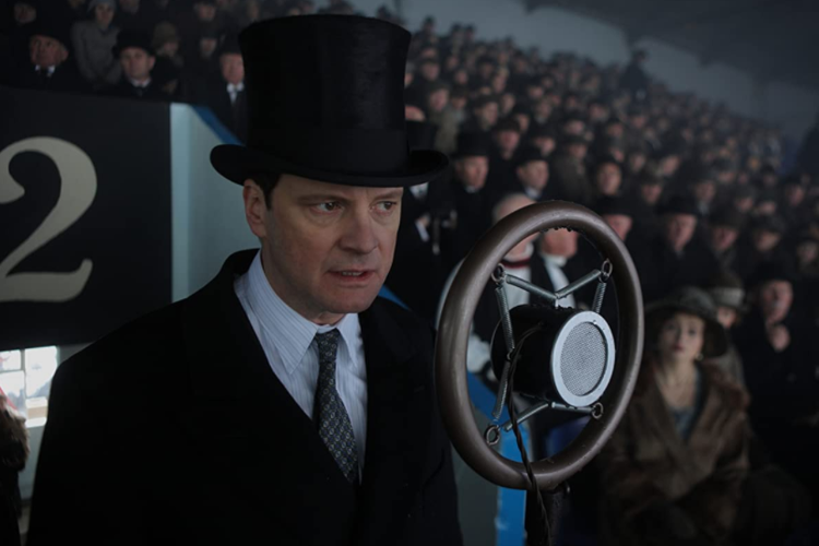 Colin Firth dalam film The King's Speech (2010).