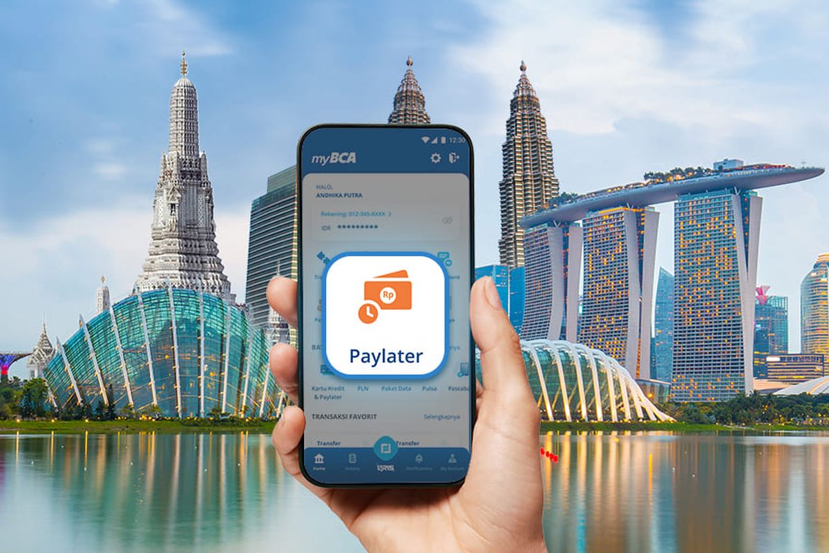 Ilustrasi paylater BCA. Paylater BCA bisa digunakan untuk transaksi QR di Malaysia, Singapura, dan Thailand. Cara transaksi paylater BCA di luar negeri.