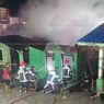 Ditinggal Pemilik, Rumah Penjaga Sekolah di Pematangsiantar Hangus Terbakar