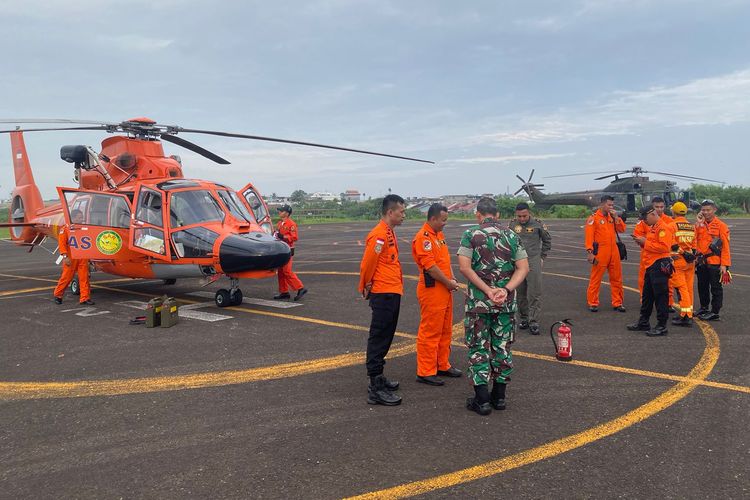 Enam unit helikopter akan difokuskan untuk melakukan evakuasi seluruh crew helikopter dan Kapolda Jambi Irjen Rusdi Hartono, padaSelasa (21/2/2023).