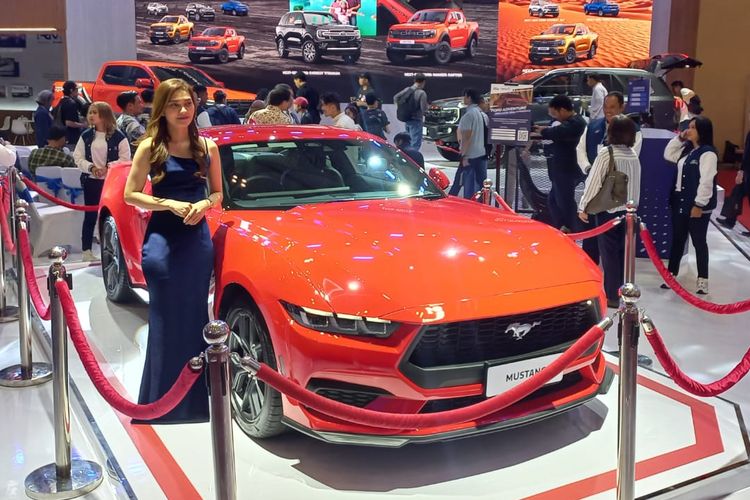 Ford Mustang EcoBoost Fastback dipamerkan di Gaikindo Jakarta Auto Week (GJAW) 2024