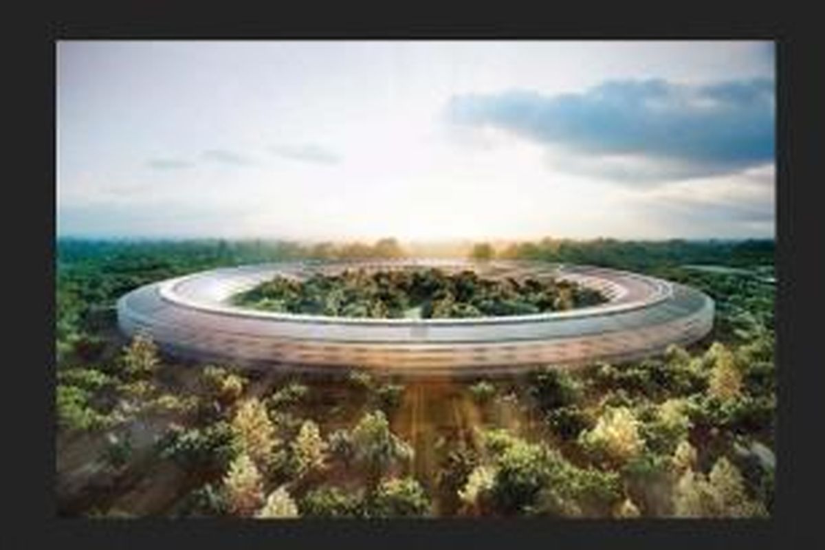 Apple Inc. mengabarkan berita baik atas pengajuan pembangunan kantor pusatnya di Cupertino, California tersebut dan sebuah suara tambahan telah mendukung perusahaan itu memulai konstruksinya. 