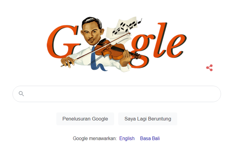 Google Doodle Ismail Marzuki.