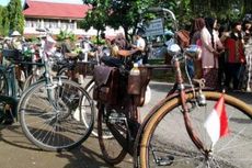 Hari Pahlawan, Puluhan Sepeda Ontel Keliling Kota Bengkulu
