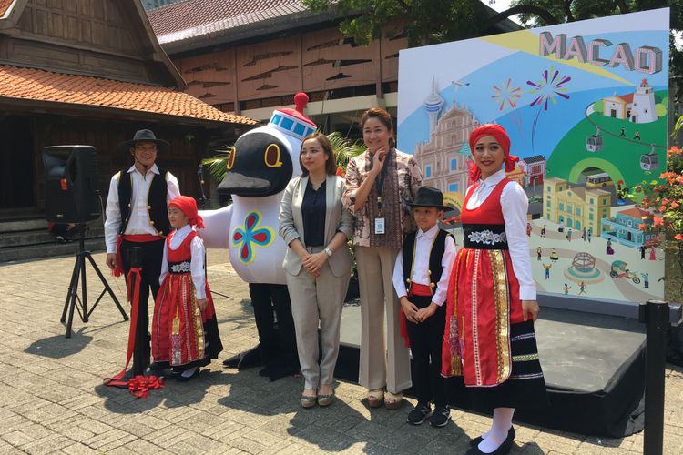 Pembukaan Food Truck Macao Roadshow di Kompas Gramedia, Bentara Budaya Jakarta, Jumat (7/9/2018). 