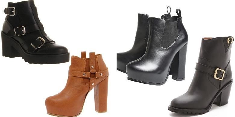 Salah satu must-have item dan tren saat ini di pekan fashion, chunky-heeled boots. 