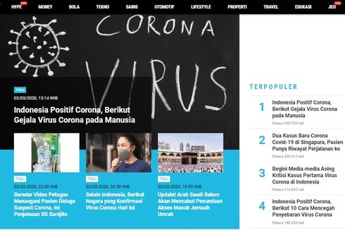 [POPULER TREN] Gejala Virus Corona | 100 Rumah Sakit Rujukan Penanganan Virus Corona