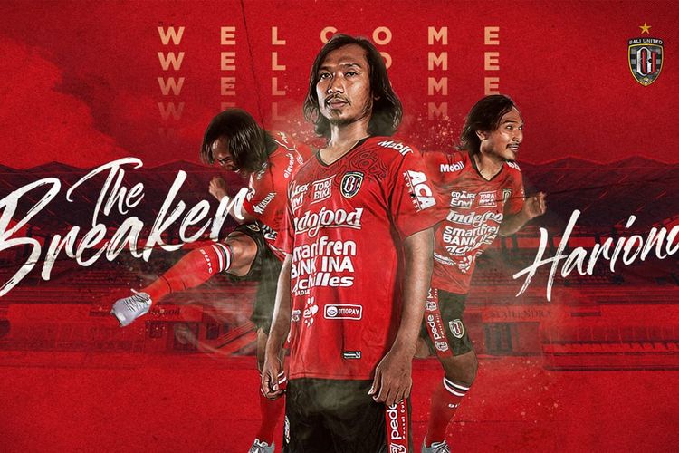 Hariono resmi menjadi pemain Bali United.